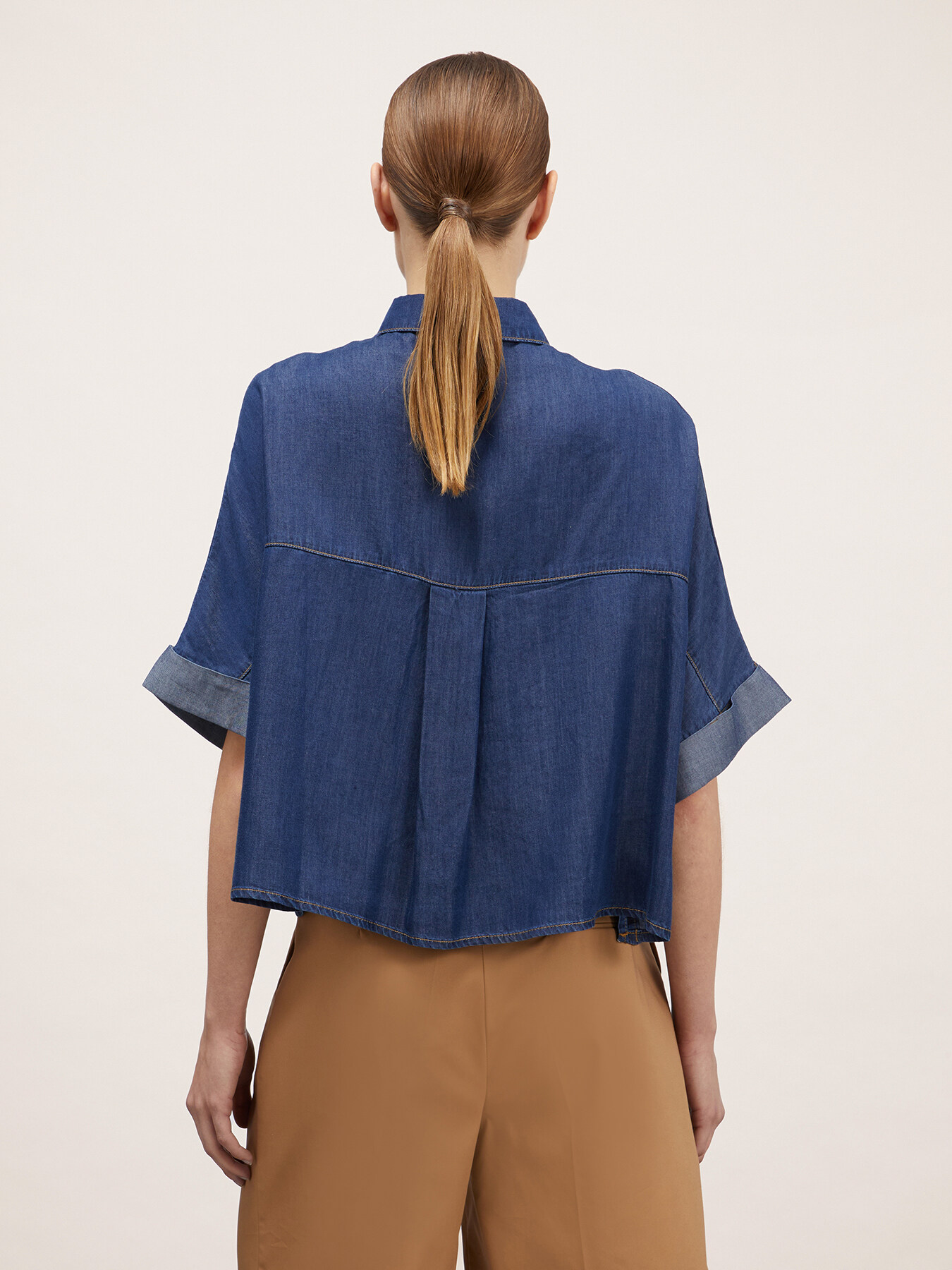 Chemise à manches courtes en TENCEL™ image number 1