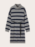 Robe oversize en tricot ray&eacute; image number 4