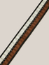 Two-tone sash with set stones image number 1