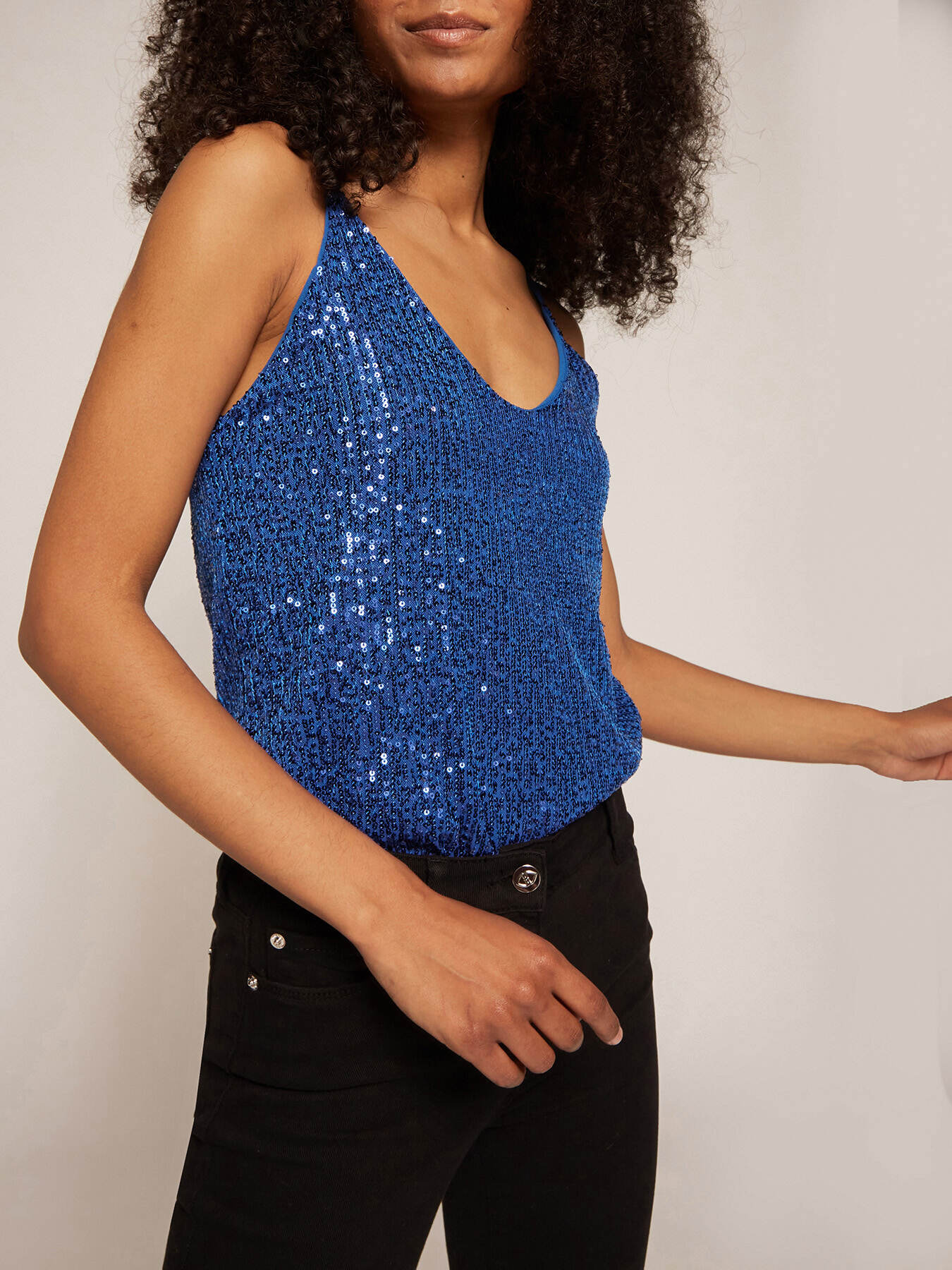 Top full paillettes image number 2