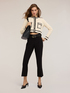 Pantaloni kick flare in poliviscosa image number 0