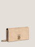 Wallet Bag in similpelle con ricamo Double Love image number 1