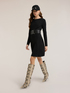 Flare dress in milano stitch image number 0