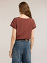 Two-material T-shirt image number 1