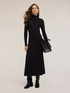 Midi knit dress with back cut-out image number 1