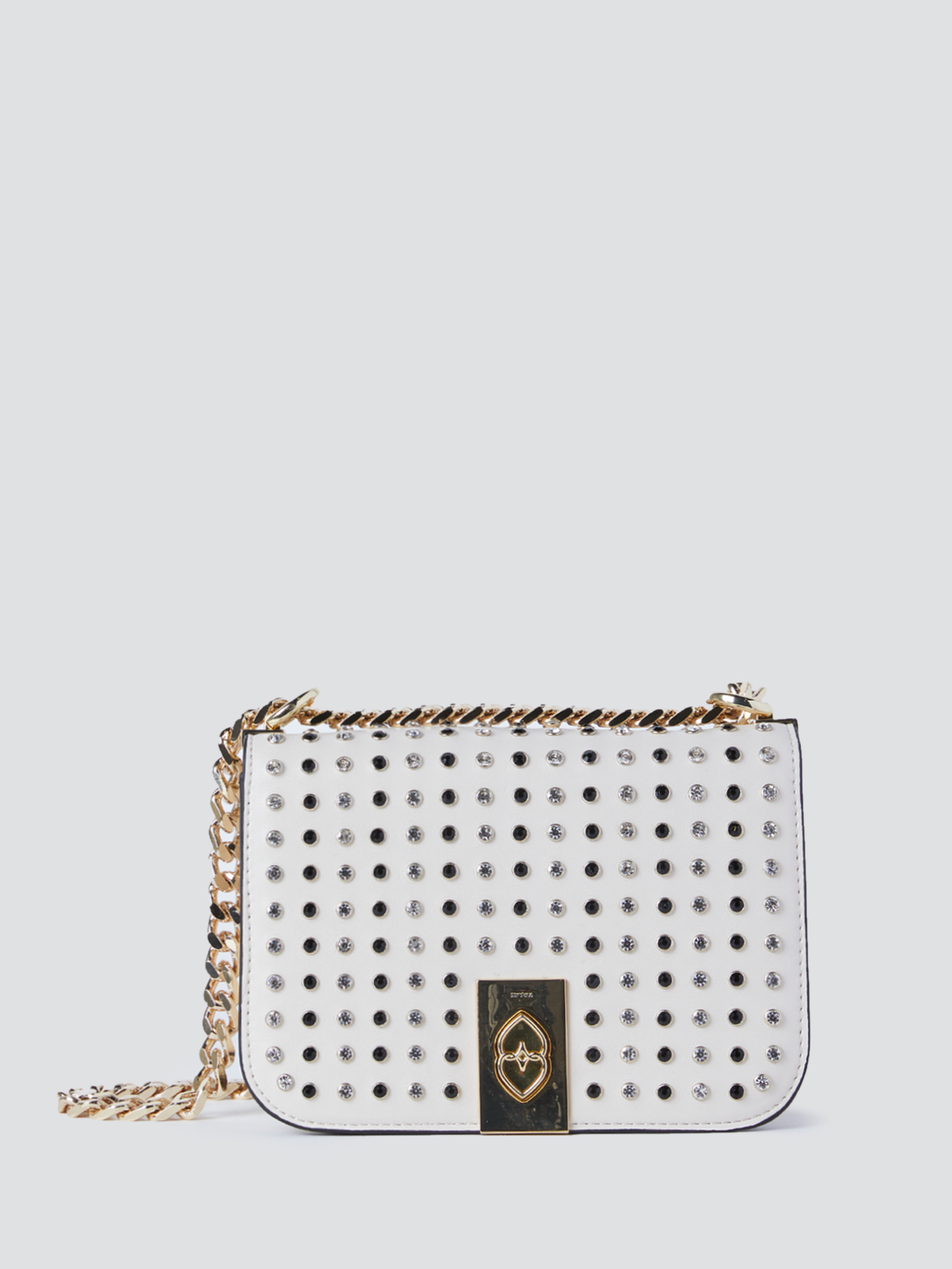 Double Love mini city bag with studs image number 0