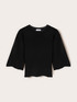 Openwork viscose blend sweater image number 4