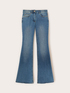Light blue flare jeans image number 4