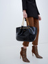 Croc embossed tote bag image number 3