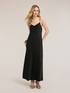 Langes Lingerie-Kleid aus Satin image number 2