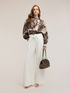 Blouse en popeline avec imprim&eacute; paisley image number 3