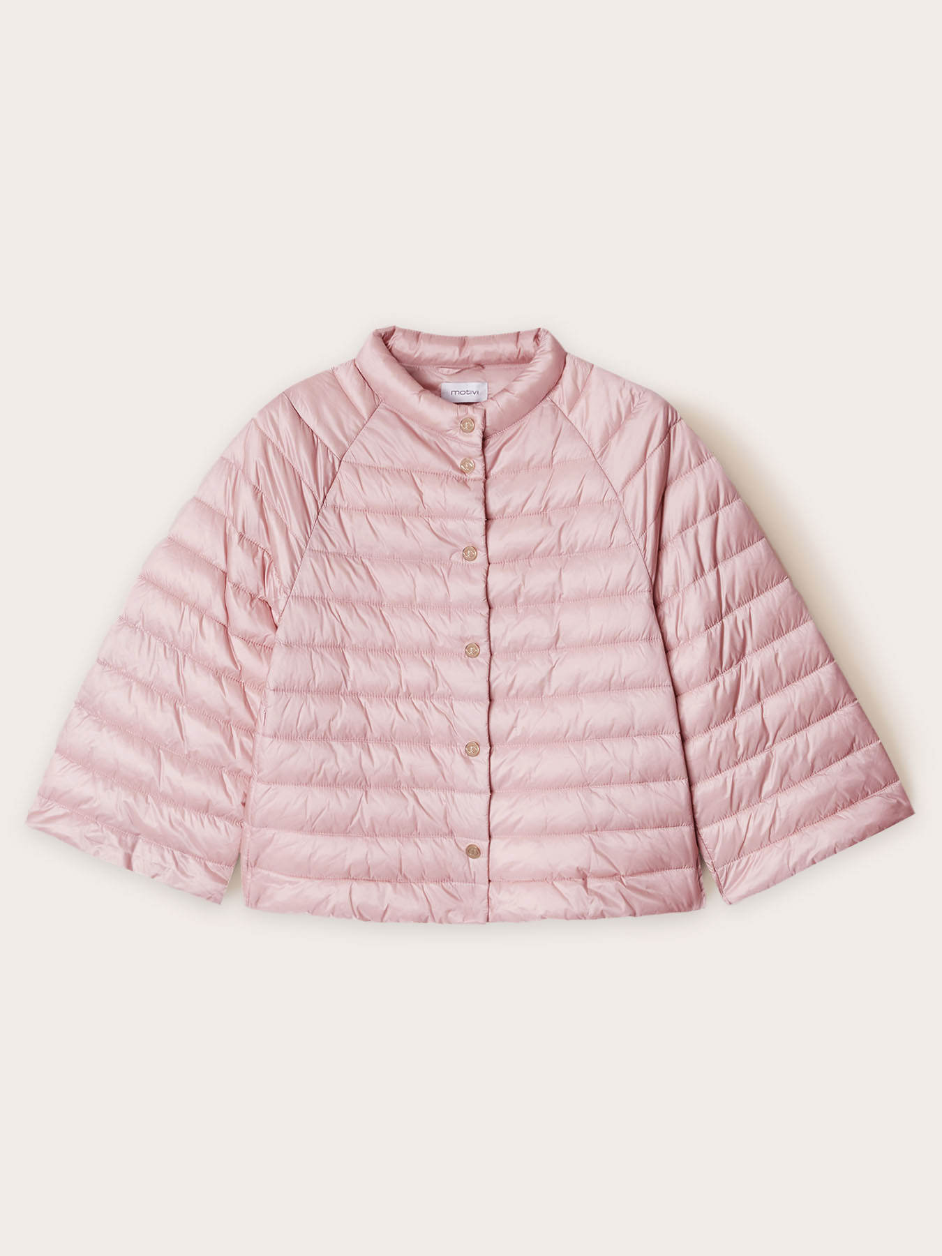 Glossy nylon padded cape image number 4