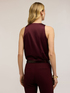 Wide shoulder satin top image number 1