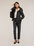 Blugi MUM fit cu broderie laterală cu pietre image number 2