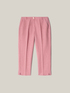 Straight-leg linen blend trousers image number 3
