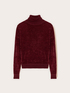 Pull col roul&eacute; en chenille image number 4