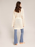 Cardigan lungo traforato image number 1