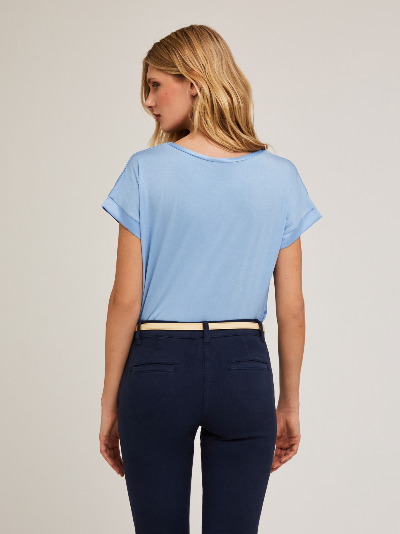 Tricou din două materiale image number 1