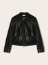 Short jacket with zip and mandarin collar image number 4