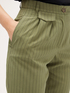 Pantaloni chino cu dungi image number 2