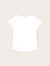 Two-tone cotton blend T-shirt image number 3