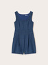 Combinaison courte en denim m&eacute;lange lyocell image number 4