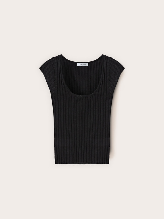 Pull slim en lurex c&ocirc;tel&eacute;