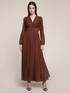 Long pleated dress image number 0