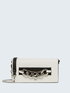 Zweifarbige Umhängetasche mit Maxi-Kette image number 0