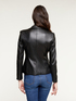 Single-breasted leather effect blazer image number 1