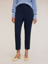 Regular pants in cr&ecirc;pe fabric image number 2