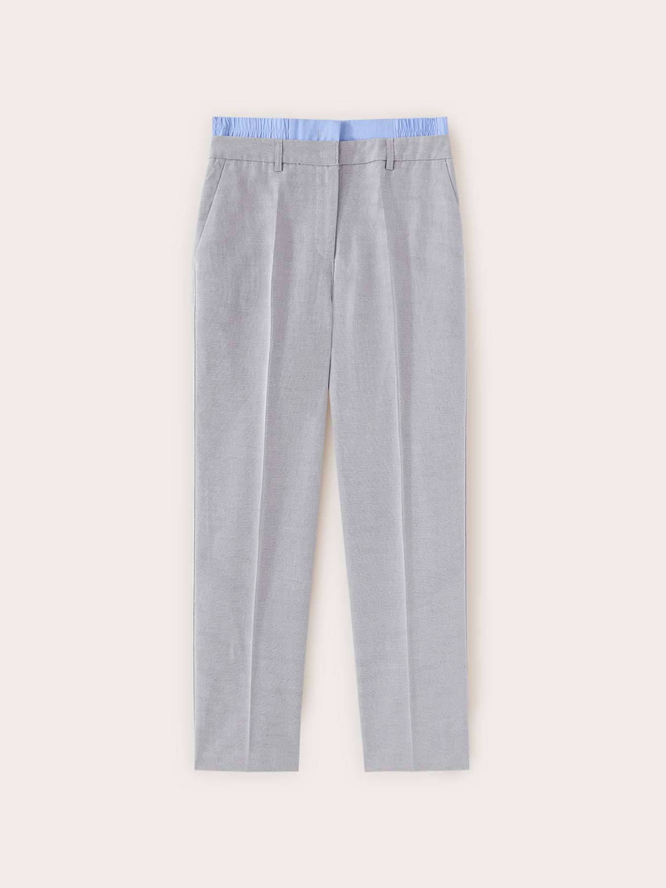 Pantaloni chino a vita alta image number 4