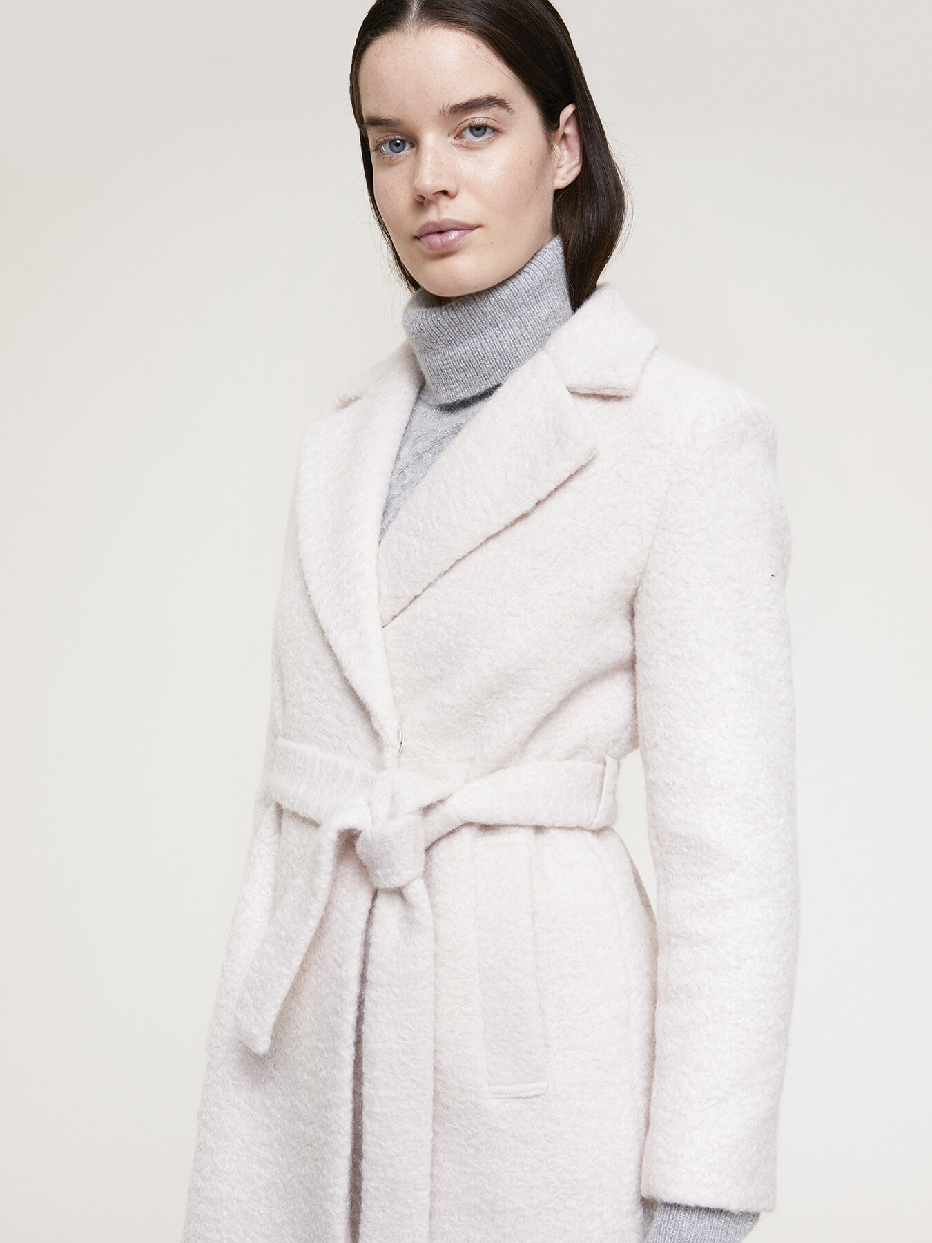 Cappotto vestaglia in panno effetto teddy image number 2