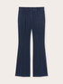 Pinstripe effect flare jeans image number 3