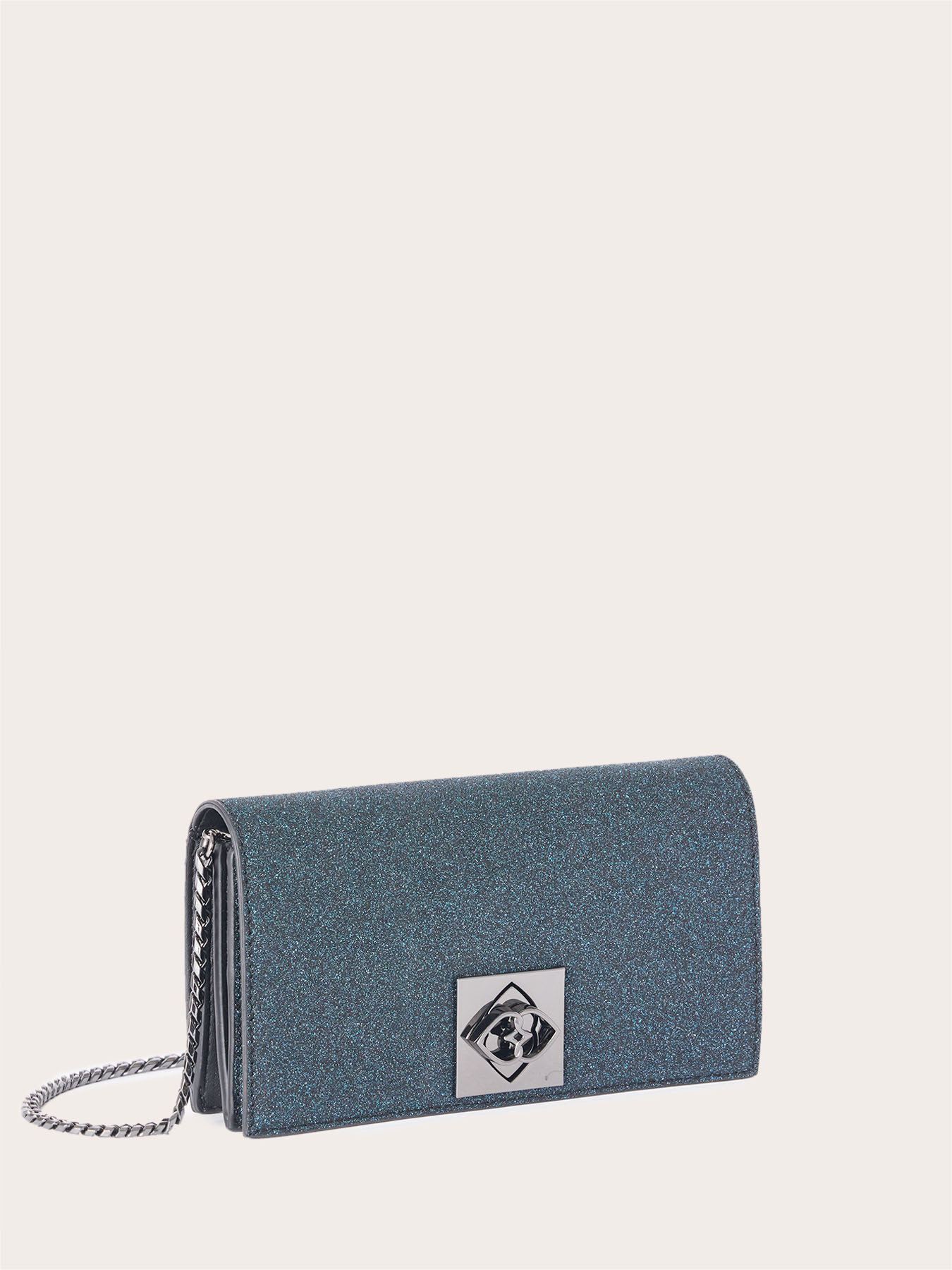 Glitter-coated fabric Wallet Bag image number 3