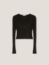 Cardigan corto con gancetto image number 3