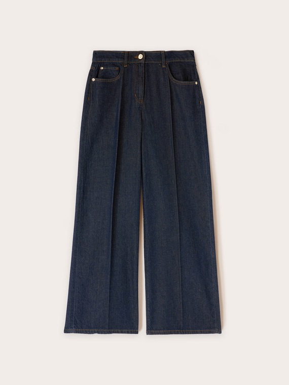 Jeans wide leg slouchy misto TENCEL&trade; modello Kate