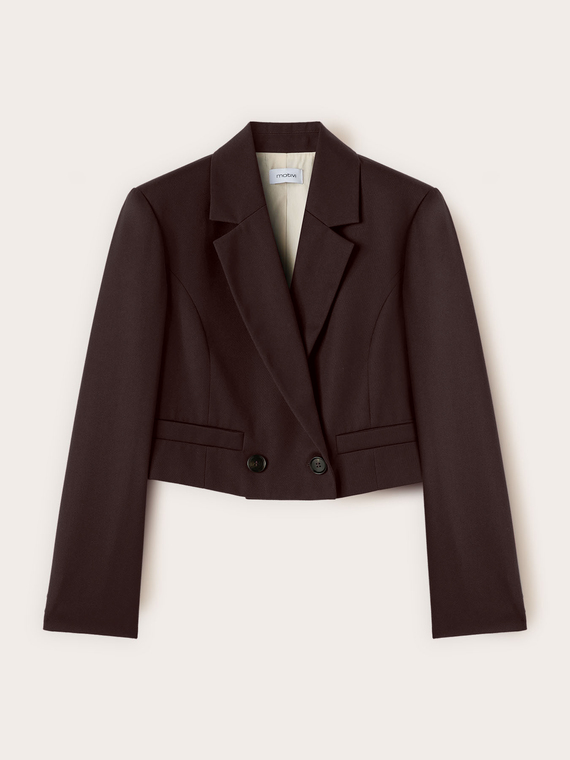 Chaqueta spencer de doble botonadura
