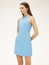 Rochie mini din material crep image number 2