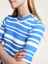 Striped rib knit T-shirt image number 2