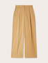 Pantalones fluidos anchos con pliegues image number 3