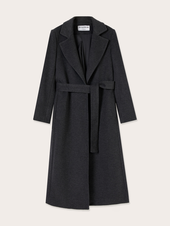 The Tailoring Lab belted coat in cashmere blend
