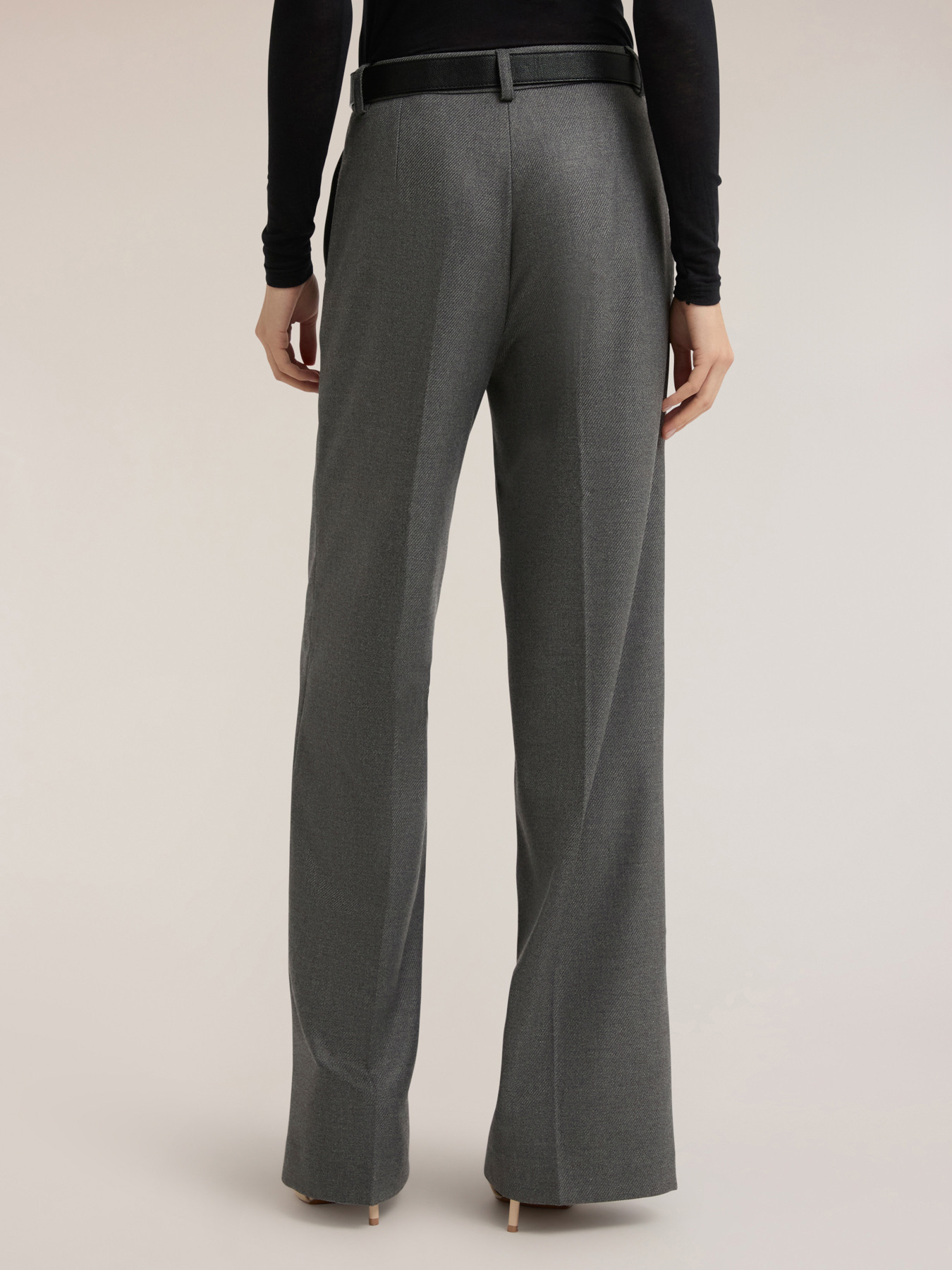 Palazzo pants in flannel image number 1