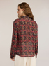 Bluse aus Georgette Fil Coup&eacute; mit Print image number 1
