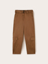 Pantalones cargo de raso image number 4