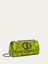 Miami bag Double Love motif python image number 2