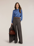 Viscose satin shirt with metal buttons image number 2