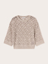 Ajour&eacute; mixed wool knitwear image number 4