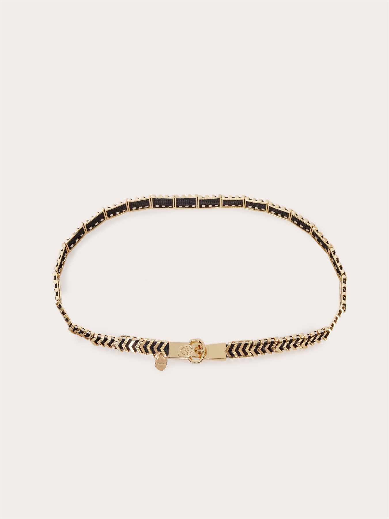 Chain belt with geometric pattern image number 2