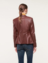 Blazer monopetto effetto pelle image number 1